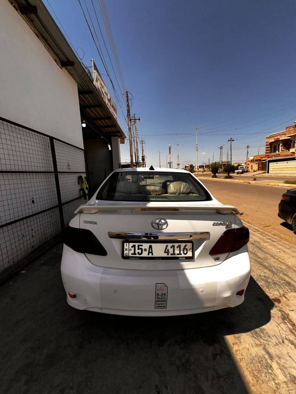 🚘 للبيع — تيوتا كورلا 2008 خليجي
📍المكان: الأنبار / الفلوجة
🔹 رقم أنبار
🔹 محرك 1800
🔹 كير ومحرك مكفولات
🔹 تبريد ثلج
🔹 صدر جديد
🔹 تحكم ستيرن
🔹 شاشة
🔹 بابين مبدلات فقط
🔹 السيارة مرتبة وجاهزة للاستخدام

💰 السعر: 110 بيها مجال


**إذا كنت صاحب هذا الإعلان وتريد حذفه لأي سبب، رجاءا أرسل رسالة إلى الدعم الفني**