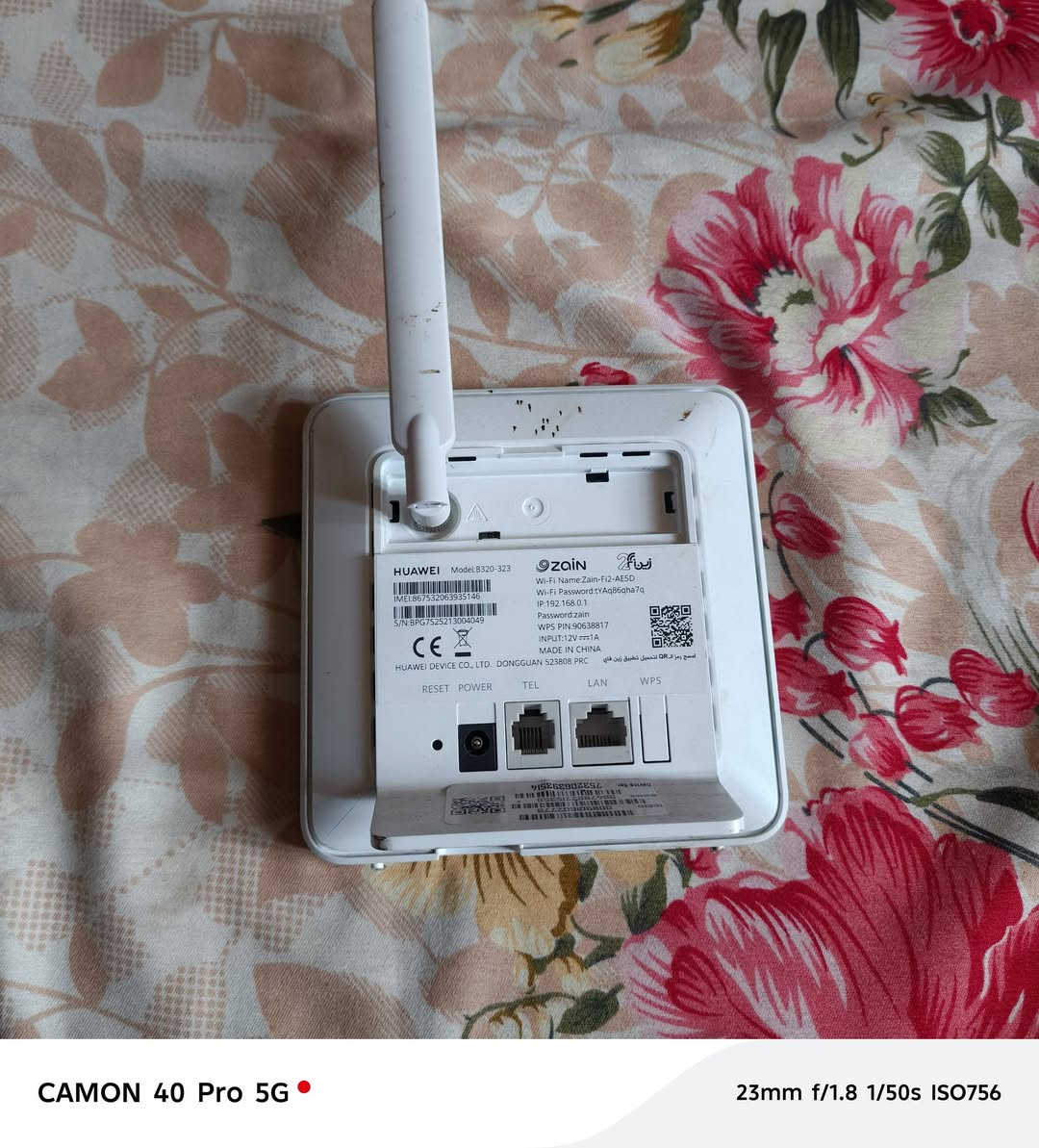 راوترمحمول شريكه زين مستخدم شهرين سعر25راقم تواصل***********
