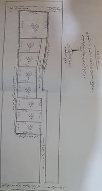 قطعه آرض سهم بالطابو عراقي ملك صرف المساحه ٥٦٠متر واجهة ٢٠متر . واصل ل...