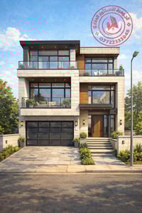 للبيع دار سكن بناء حديث مودرن درجة اولى 🏦  📍 زيونة محلة 716 (السيرك)  ...