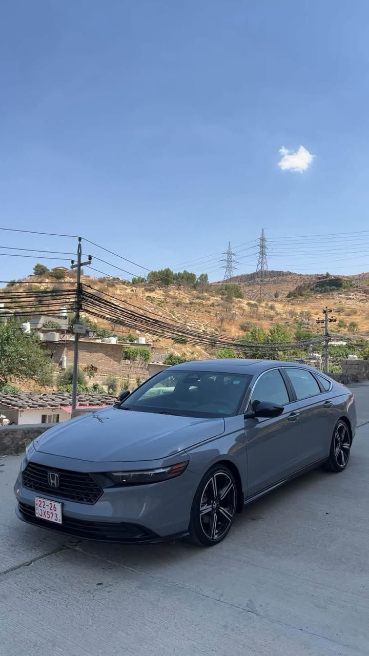 السلام عليكم
السيارة للبيع فقط 💯

Honda Accord Hybrid Sport 2024
2.0 Hybrid

اللون : سمنتي غامق 

الضرر : السيارة بدون صبغ يحتاج PDR 5 أصابع راس الجاملغ الأمامي يمين و 5 أصابع راس البونيد
 
السيارة ماشية : 36 الف ميل
 بجم و خلف السيارة كبس
• بصمة تشغيل + دخول ذكي
• رادار أمامي + تحديد مسار
• نظام النقطة العمياء
• فتحة سقف
• لايت زينون
• مقاعد كهربائية
كير و مكينة بشرط و كهربائيات 

السعر 205

مكان السيارة دهوك

*********** كورك / واتساب
