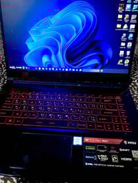 لابتوب  MSI GF63 thin c95 كيمنك للبيع كارت الشاشة الخارجي gtx 1650  4g...