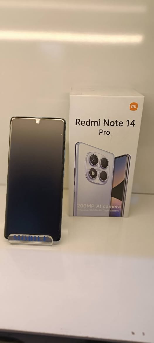 Redmi Note 14 Pro 4G للبيع
🔥 نظيف جداً – استخدام (شهر)

💾 سعة التخزين:256 

💾الذاكرة العشوائيه 12+6 (18)

📸 كاميرات احترافية (200 Mp)

⚡ أداء قوي بمعالج helio g100 ultra

🔋 بطارية ممتازة (5000)

🔋يدعم الشحن السريع (صحة البطارية 100%) 

📱 الشاشة AMOLED ( الحجم: 6.67 إنش) ألوان واضحة وسطوع عالي.

📦 الجهاز مع أغراضه كامله (كارتون +شاحنه+كفر)

💯 الفحص مضمون

💵 السعر 360الف  قفل

📍 العنوان: النجف الأشرف – حي ميسان

📞 الاتصال / واتساب: ***********

