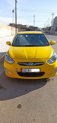 اكسنت  للبيع موديل 2013 وارد امريكي ضررها جاملخ امامي صفحت السكن بدون ...