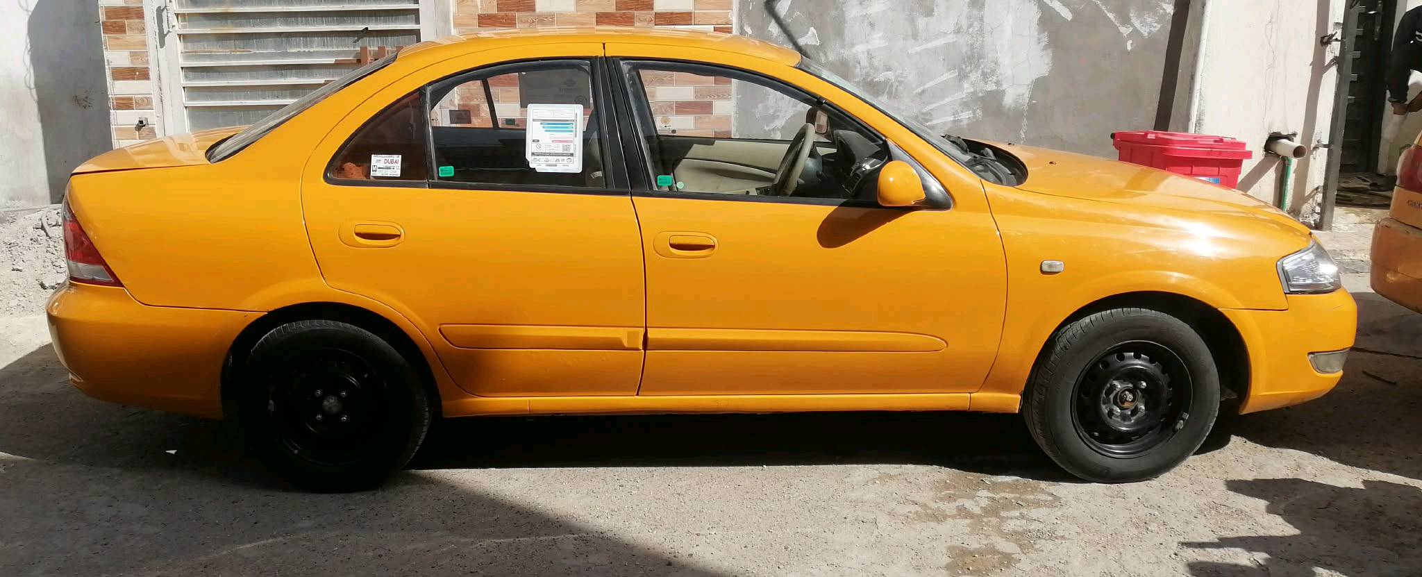 نيسان سني سامسونج موديلها 2009 رقم بغداد سيارة بسمي هيئة وغرامات مصفرة سعرها 75 ورقة سيارة نظيف تايرات جديده للتواصل ***********