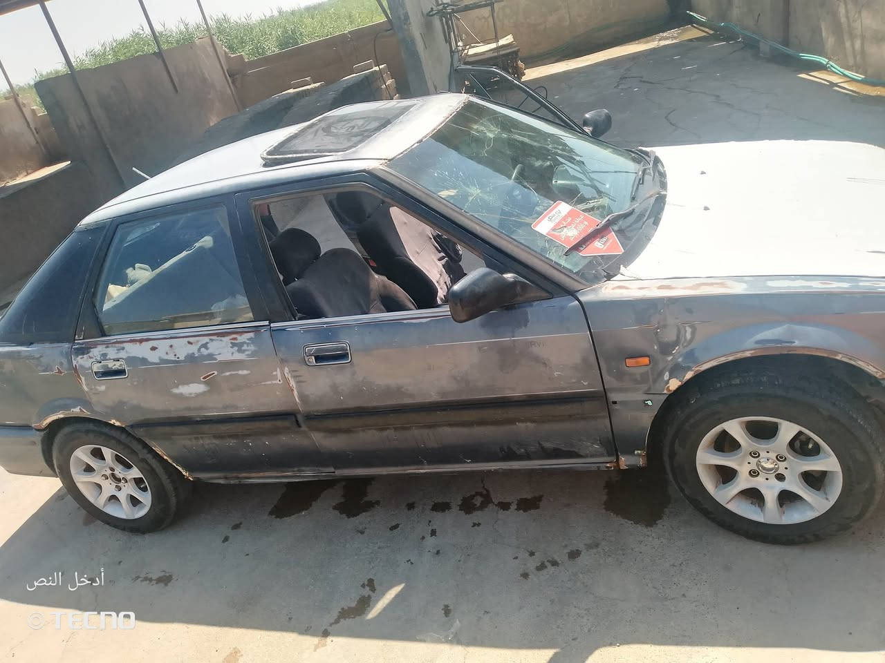 سلام عليكم هوندا للبيع كير ومحرك شرط تواير نص عمرويل كب  صدر نضيف كهربائيات كله شقاله سلايت كهربائي طكتين جوم كهربائيه 4 شقالات السعر 14وبيه مجال رقم دولي باقي عل بصمه وراوحس حسب القناعه /رقم الهاتف ***********اتصل وتدلل
