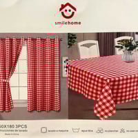 بردة مطبخ قطعتين • مفرش ميز ١٫٥×١٫٨ • خانقين