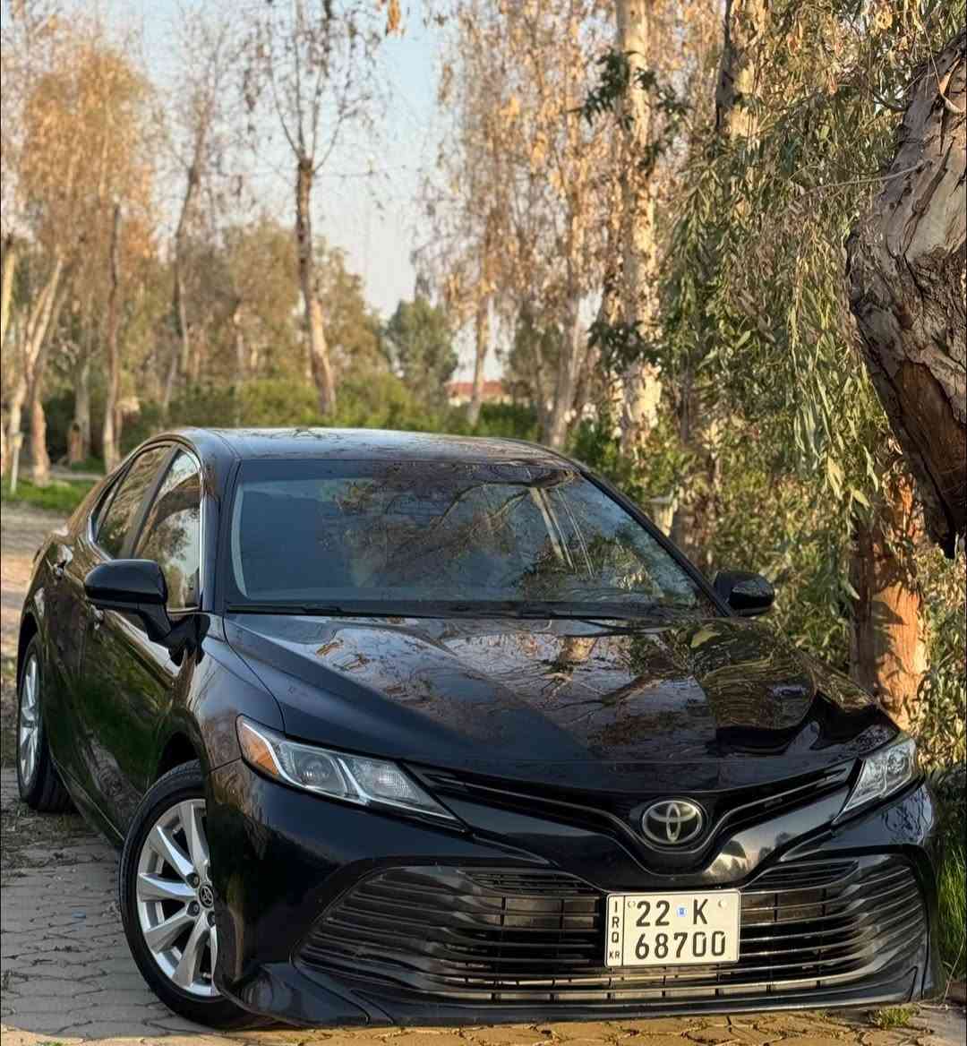 تويوتا كامري 2020
مواصفات 
كشنات كهربائي 
‏‎شاشة 
ناضور ليلي
‏‎كاميرا 
تحكمات ستيرن و تحديد سرعه
تحديد مسار 
‏رادار امامي و خلفي
رادار جانبي
‏‎لايتات زينون LED
وباقي المواصفات المعروفة بالسيارة 
السيارة بجمها كبس وخلفي كبس
ضرر فقط جاملغ خلفي بارد و شبر  صندوق بارد بدون صبغ وبالعراق صار بيها نص باب سايق صبغ
كل ايرباكاتها سليمه  
السيارة شرط التحويل نفس اليوم 
السيارة ترايها زيرو دينار متصرف عليه 
هزة وفحص وسنويه جديدة 
ماشية١٠٠ الف  
السعر ١٧٢$ وماكو هيج سعر بالسوك بهيج نضافة
مكان السيارة كركوك
***********
