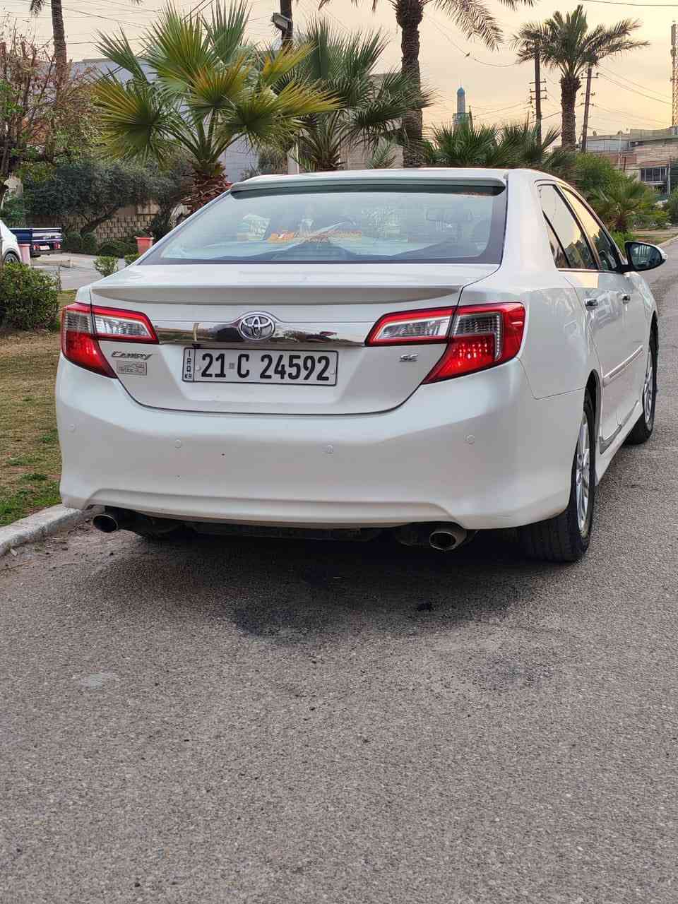 السلام عليكم
للبيع كامري SE 
ماشيه 132
موديل 2013
رقم سليمانيا بسمي شخصياا 
بيها صبغ جاملغ وباب السايق 
بدون دواخل 
خليجي 
تخم تاير 
صدر امامي خلفي جديد 
كشنات جلد 
تبريد قطعتين 
والسعر 145 وبيها مجال للشراي 
مكان السياره بغداد البلديات 
للاستفسار الاتصال 
***********
مكلف بل نشررر
