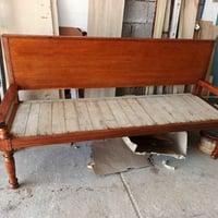 كنبة صوفية • رمادي • قطعة وحدة