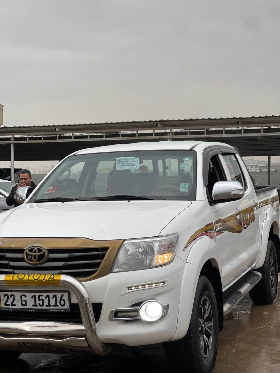 TOYOTA HILUX 2014 
شريكه  سيد نهرو 
بي سبخ 
تعديل نيه 
سياره نمونه يه له جواني 
تحويل وكاله شه رت 
چار تاي جديد
شوين اكري 
موبايل ***********
سعر 221$توزيك مجال أربيل, العراق
