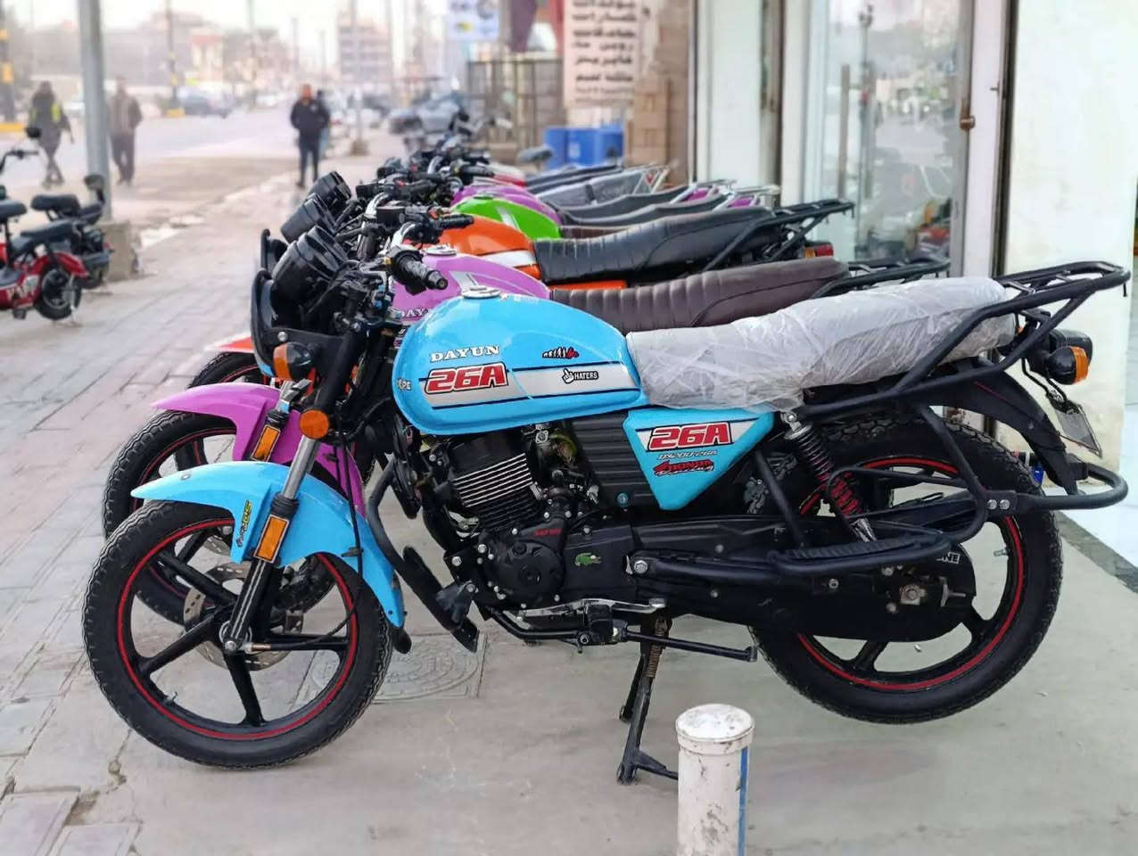 على بركه الله تم وصول دراجات دايوان اصلي و 4 كير امتياز سكنر سكنر زيرو موديل 25 صفر ليكلو سعر 4 كير 725 و ودايون 950 الاوان موجوده بصور فقط الاستفسار واتس اب *********** مكاني واسط العزيزية
