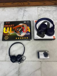 سماعة JBL • ساعة ذكية W18 • كاميرا كانون عاطلة