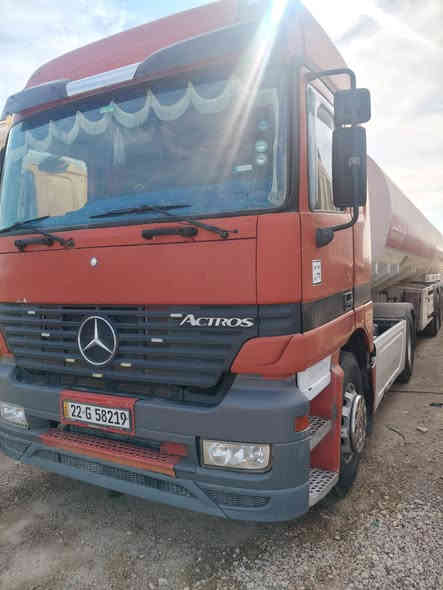 اكتروس ميكا موديل1997 /حجم 1843
اربيل الانكليزي مربوطة تنكر .. جاهزة للعمل
طوناج + تكيال+ GPS مع تانكي الروعه 19
       •°•°•°• السعر 295 ورقة •°•°•°•
*********** 📞 *********** 📞
‏نايف العلواني⭐  Mercedes Benz  ♨️
السيارة موجودة بالمعرض وحياكم الله 👍
