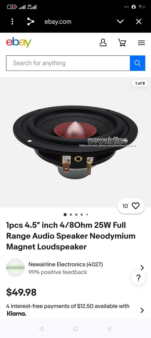 قطعه وحده 
السعر 20


**إذا كنت صاحب هذا الإعلان وتريد حذفه لأي سبب، رجاءا أرسل رسالة إلى الدعم الفني**