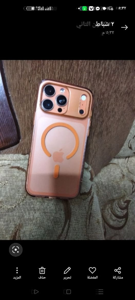 ايفون ذكره 512جهاز فقط مبدل شاشه كل عاب مابي ايفون 16اسمه


**إذا كنت صاحب هذا الإعلان وتريد حذفه لأي سبب، رجاءا أرسل رسالة إلى الدعم الفني**