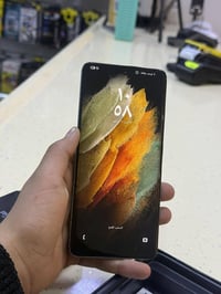 سامسونك s21 الترا ذاكرة 256 مكفول من الفتح نسخة كورية   بطارية نضيفة ا...