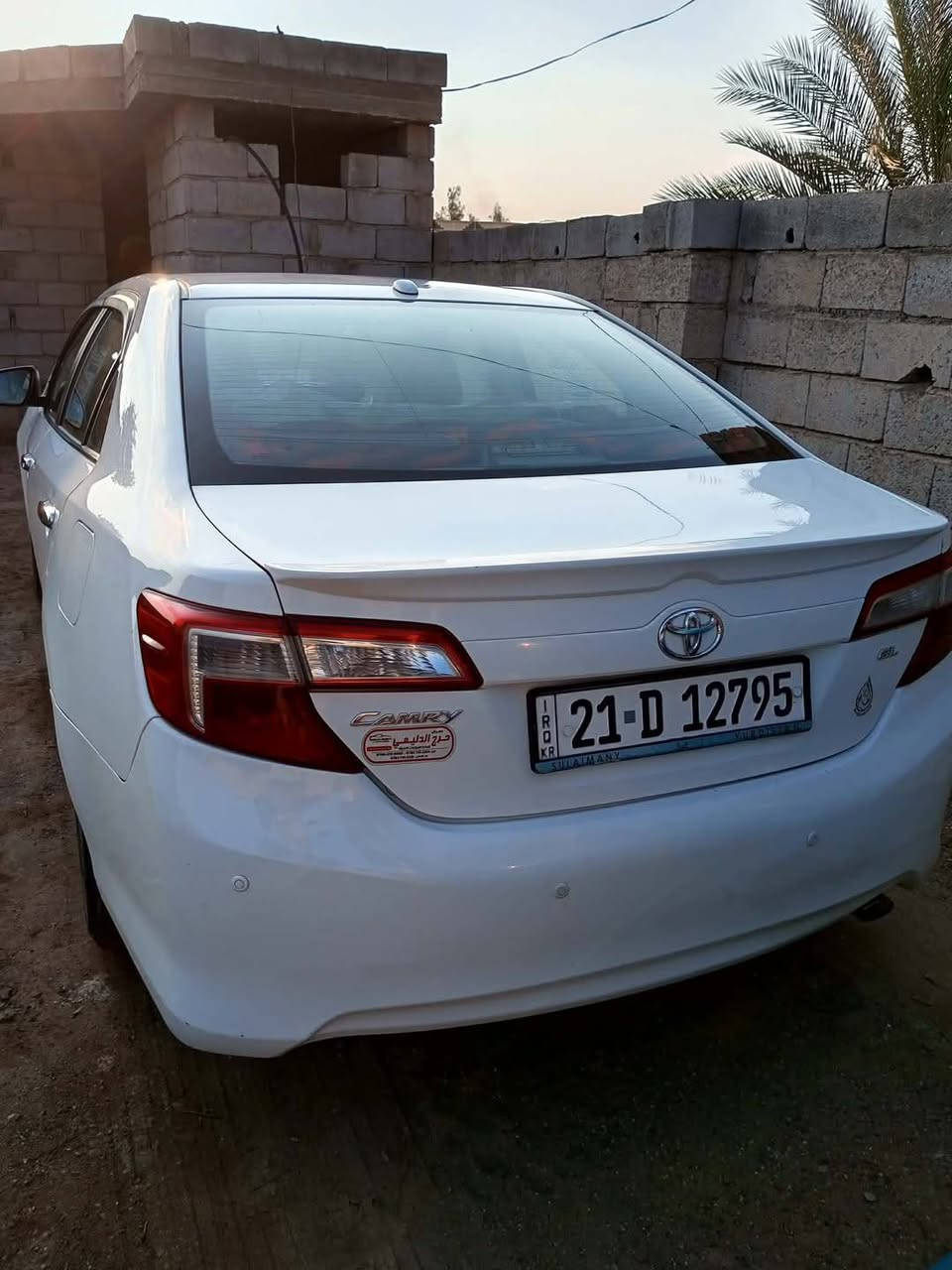 السلام عليكم كامري خليجي موديل 2012 سياره  مكفوله العنوان ديالى الخالص السعر 145 ورقه ***********
