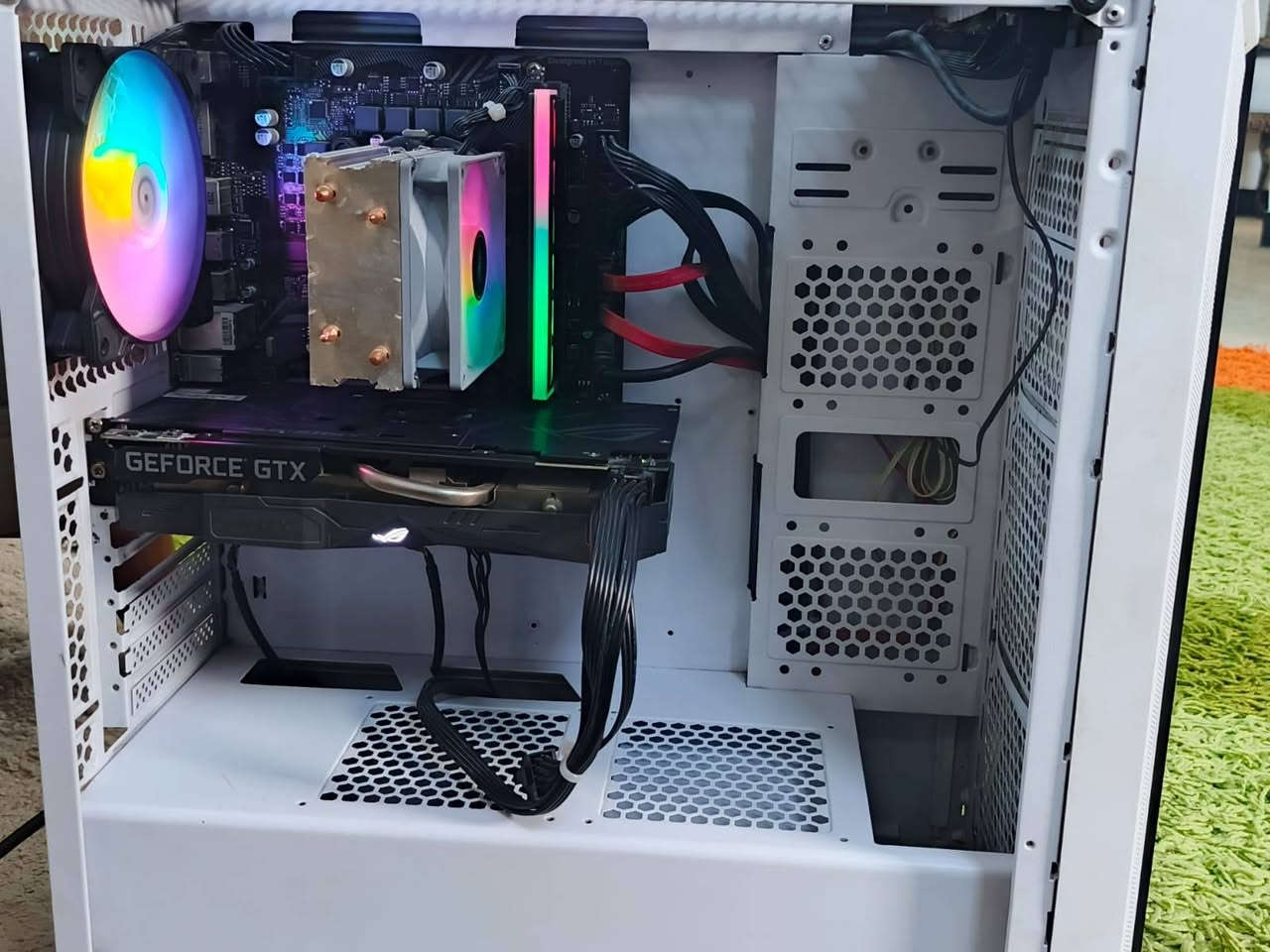 مكلف بلنشر 
تجميعه سعر 600 الف وبيه مجال

cpu core i5 10400f
ram 16Gb 2x8GB  3200
gtx1660 super 6G rog strix
m.2 256GB+hdd 1tera
gigabye h510 
power supply 850w
 مبرد غازي
____________________________
شاشه 160 الف
Msi
25 inch
1920×1080
120 hz
Ips 
1ms


**إذا كنت صاحب هذا الإعلان وتريد حذفه لأي سبب، رجاءا أرسل رسالة إلى الدعم الفني**