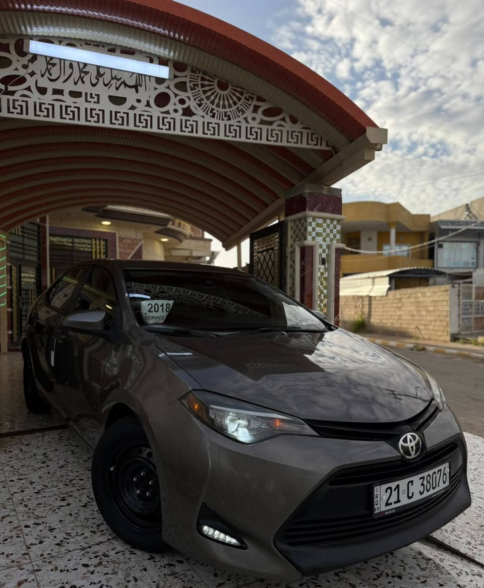 السلام عليكم 
TOYOTAكورلا2018لونً مميز جكليتي مواصفاتLE ماشيه66الف ميل
استخدام شخصي من شحن على أيد وحدا 
رقم السليمانية إنكليزي الجديد بسمي ضرر السياره قطعتين بونيد مبدل جاملغ السكن نفسه مصلح بدون قطره دواخل شاصي بطانه قاعدا دبل مكفول السونار كدامك بالمنشور اضافه رقم شاصي كدامك 
2T1BURHE6JCO61913548🌌مواصفات 
محرك1800المرغوب محرك كير وضع شركه برغي مامفتوح تبريد ويه السويج ثلج ❄️ شاشه كبير كامرا داخل الشاشه 
الداخل لونين سقف رصاصي الدشبول اسود لايتات عالي ناصي ثلجي كشنات جلد تبريد بيانو ستيرن تحكمات جهتين  رادار حجر صلنصه كله بلاد صدر امامي خلفي جديد تخم تاير جديد سياره مابيها نقص ألف دينار باقي التفاصيل على الاتصال   ***********.    ولسعر 133 مجال حك جيه.
