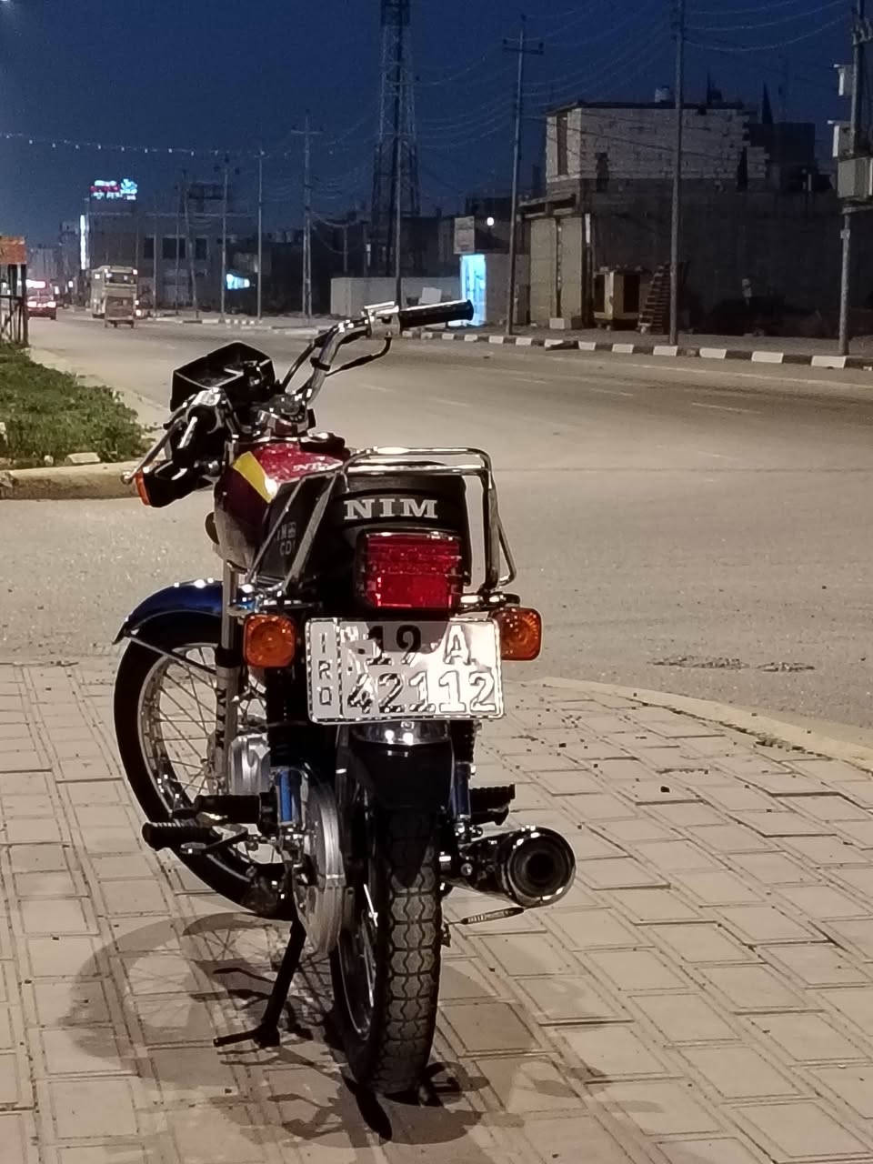 السلام عليكم
نامه امتياز باب اول (رقم رقم)  نوع / NIM تلث احرف
موديل 23 طالعه بل 25 شهر الخامس
الدراجه حته بعده ما ماشيه نظيفه كلش انظف من الصور
مكينه حته تفيلس ما مفيلسه يعني الصبانه ما واصله اله
كلشي بيه شغال ما ناقصه اي شي مكان كربلاء أستفسار هـ ***********
