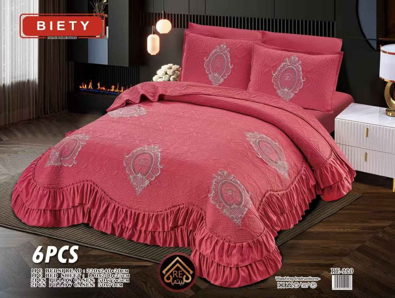 *❤️‍🔥اللهم صل على محمد وآل محمد❤️‍🔥*
*فرشه مقرنص نفرين 6 قطعه داير كرشكش تطريز بارز ثقيل*
قياس فرشه 220x240 
قياس تلبيسه 180x200
وجه مخده مشجر  50x70 
وجه مخده  ساده 70x50
*🔥بسعر 40

L


**إذا كنت صاحب هذا الإعلان وتريد حذفه لأي سبب، رجاءا أرسل رسالة إلى الدعم الفني**