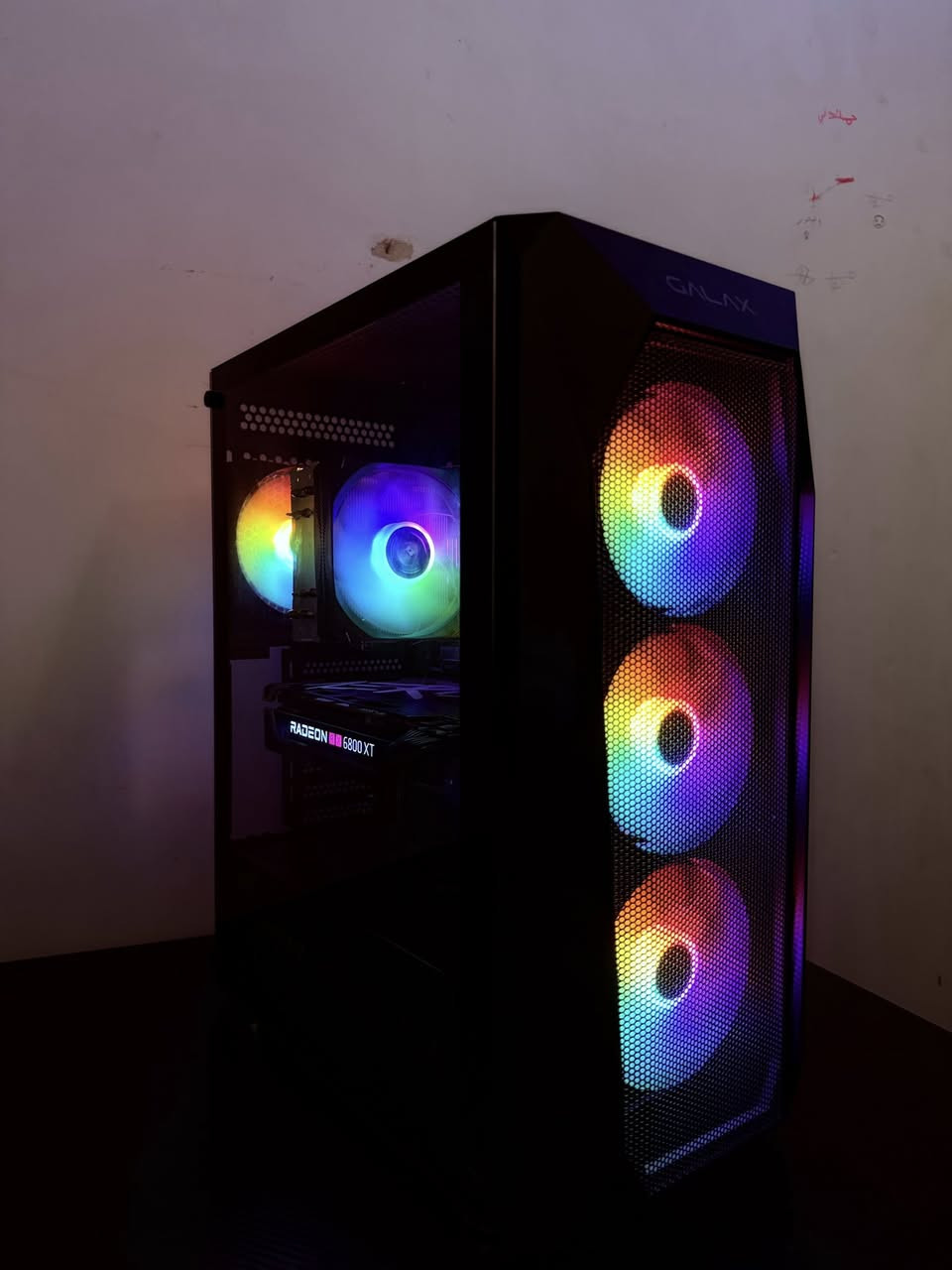 🔥 للبيع PC Gaming قوي جداً 🔥
🎮 كرت شاشة XFX RX 6800 XT 16GB
💾 رامات T-Force Delta RGB
🔌 باور Gamdias Kratos M1 750W Bronze
❄️ مبرد احترافي
🖥️ كيس GALAX
شاشه Dell
كيبورد من شركه دراكون 🔥🔥
ماوس R🔥
سماعه JBL🔥+سماعه هديه
سبيكرات من شركه xTRike Me🔥
ميز لدات اضويه كيمنك🔥
زائد كرسي شركه دراكون
ماوس باد

الجهاز نظيف واستخدام شخصي، أداء ممتاز بالألعاب الحديثة، مناسب للـ 1080p والـ 1440p على إعدادات عالية جداً.
 ومناسب للدراسه واذا على الإلعاب عالم ثاني🔥🔥
✅ فحص كامل للمشتري
✅ ماكو أي مشاكل أو أعطال
✅ جاهز للاستخدام مباشرة
ولباقي الصور واتساب 
رقمي : ‭+٩٦٤ ٧٨٤ ٨٧٥ ٨٤٥٨‬

📍الموقع:بغداد الاعظمية
💰السعر:خاص


**إذا كنت صاحب هذا الإعلان وتريد حذفه لأي سبب، رجاءا أرسل رسالة إلى الدعم الفني**