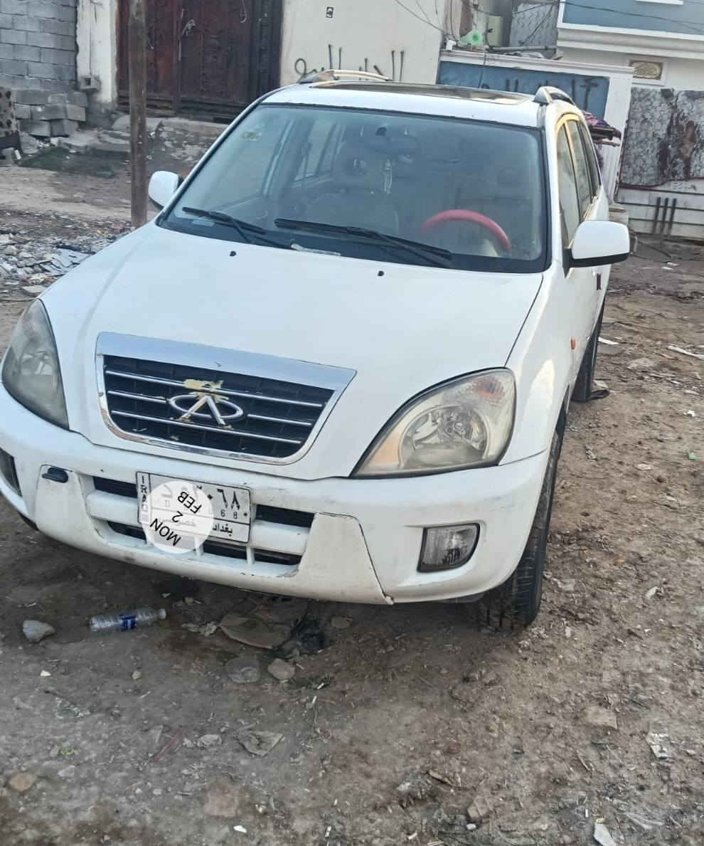 السلام عليكم شيري تيكو موديل٢٠١٢ رقم بغداد مشروع واطني محرك كير مكفولات تبريد ثلج تتفئه صدر أمامي او خلفي جديد تخم تايرات جديد ما بيها نقص  مكفوله من ضربه واصبغ والخياس مكان بغداد السعر ٥٧ بي مجال هذا رقمي ***********
