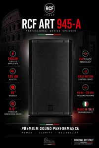RCF 945-A • ٢١٠٠ واط • ١٥ بوصة نيوديميوم