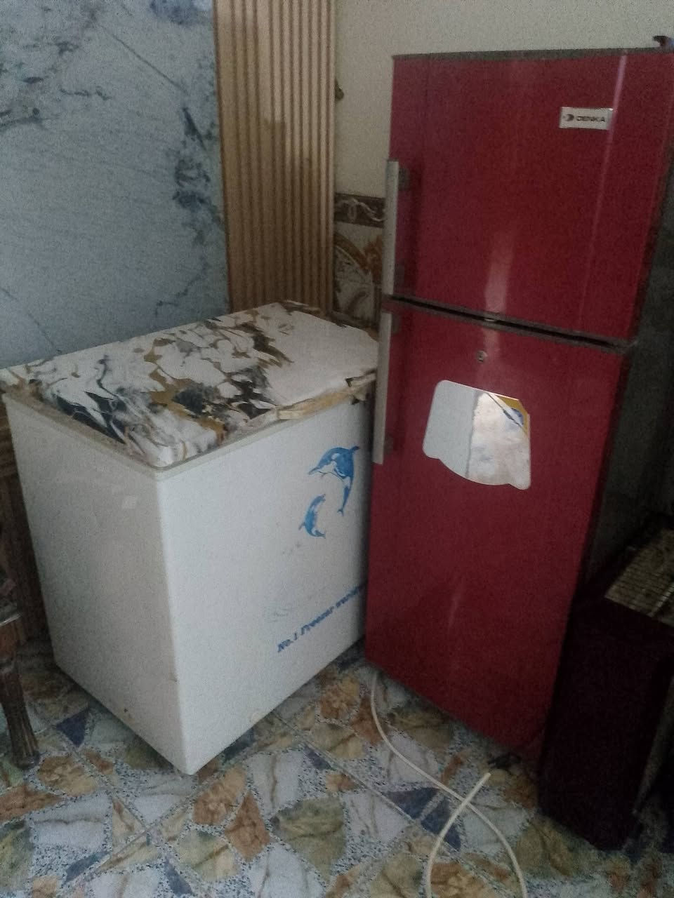 ثلاجات ومجمدات البيع نضافه ٩٠/بل١٠٠على افحص والضمان شهرالمكان النهروان توصل على الوستاب او الخاص***********
