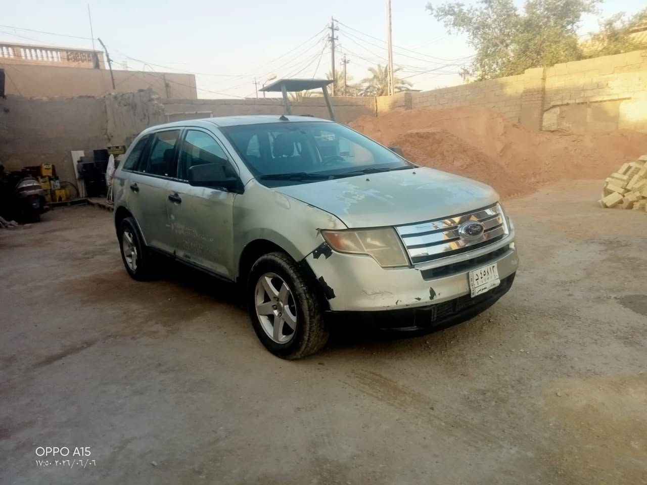 السلام عليكم مكلف بل نشر  للبيع فورد ايدج 2010 وارد امريكي السعر 60 ورقة وبيهة مجال مكان الزعفرانية هاتف  ***********
