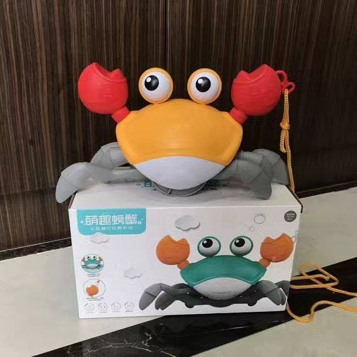 ✅induction Electric Crab
🦀لعبة السلطعون  الهارب للأطفال تتحرك بسرعة وبشكل جانبي مثل السلطعون الحقيقي، 
🦀ويصدر أصواتا ممتعة وموسيقى وتضيء. تحتوي على مستشعرات تعكس اتجاهها عندما تقترب من عائق.

🦀لعبة رائعة للطفل في فترة الحبو من عمر ٣ أشهر إلى ٦ سنوات يحب الطفل مشاهدة السلطعون وهو يركض أثناء الزحف او المشي رائعة للرضع لمتابعتها والعمل على تقوية عضلات رقبتهم. لعبة رائعة لتحفيز الأطفال الذين لا يرغبون في رفع رؤوسهم أثناء الزحف.

🦀تساعد الطفل على الزحف سوف
يحاول الطفل الزحف للإمساك به. بالطبع بسبب مستشعر تجنب العوائق، لن يتمكنوا.
🦀شكل السلطعون اللطيف والألوان الزاهية تسهل جذب انتباه الأطفال ويمكن للموسيقى المبهجة ان تنمي احساس الطفل بالسعادة 
🦀تنمية مهارة الانتباه والتركيز من خلال السمع والنظر 
🦀يساعد ايضا الأطفال الذين في بداية فترة المشي في كسر حاجز الخوف والجري بكل ثقه 
🦀ولعبة جدا رائعة وممتعه لعمر من ٣ سنوات فما فوق تنمي لديهم حب التحدي والاستكشاف
⭕ تعمل على البطاريات فقط 💯✅
السعر 11 الف 
🚘يوجد خدمة توصيل لجميع محافظات العراق ٤ الاف 🚘


**إذا كنت صاحب هذا الإعلان وتريد حذفه لأي سبب، رجاءا أرسل رسالة إلى الدعم الفني**