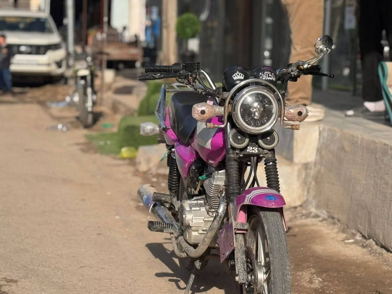 السلام عليكم
دايون موديل 2023 للبيع الدراجه حلوه احلى من الصور
عنوان كربلاء الحسينيه العطيشي. السعر 1500 مليون وخمسميه 

***********
