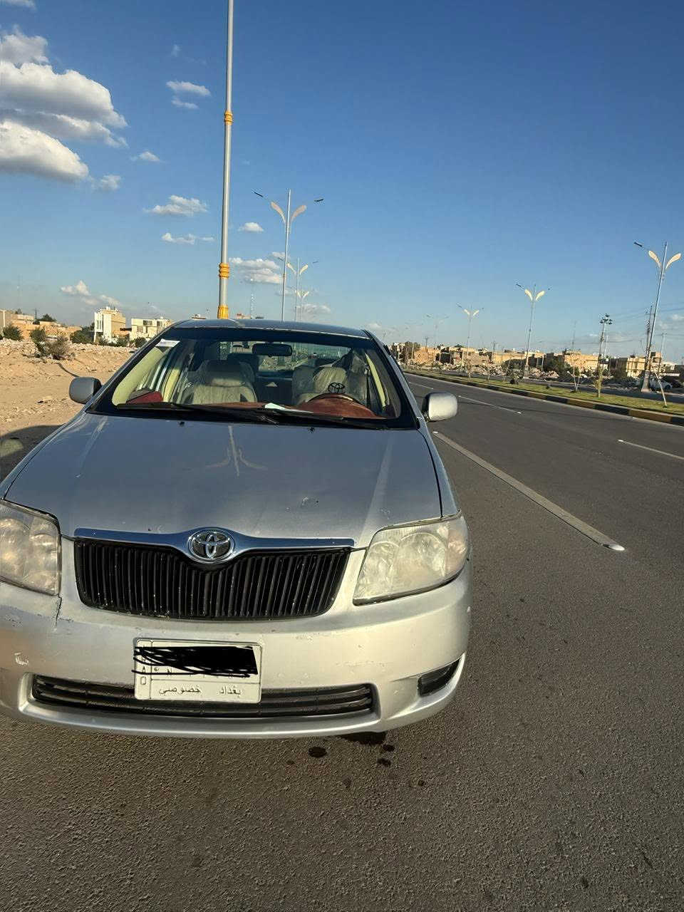 السلام عليكم كورلا بيكاجيو للبيع موديل2001 محدثه ٢٠٠٧ رقم بغداد مصبوغه عام للجماليه مكينة ١٨٠٠ مكينه وكير وكشر مكفولات تبريد شغال ثلج كهربائيات كلها شغاله وارد خليجي كير ومكينه بل جيس مكفولات 
*********** سعره مناسب السياره
