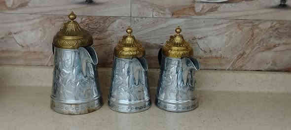 مطبخات كهوه فافون قبق نحاس اصفر
كيج عالي مال نار نظيفات جاهزات للاستخدام
مختومات شركه النخيل غنيه عن التعريف
الإرتفاع من ٢٥. ٢٥. ٢٩ سم
السعر ٨٥ الف 
***********
