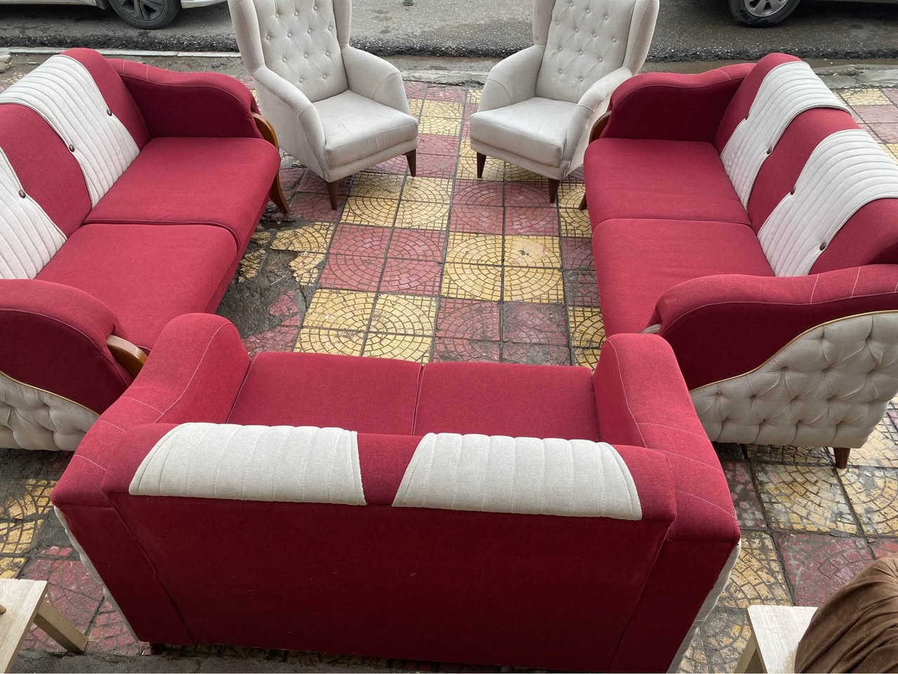 جديد من معرض اثاث النجار

@ متوفر طخم تركي عشر نفرات نظافه فول مستعمل وبحاله جيده جدا خمس قطع اثنين حجم. كبير. اثنين حجم صغير قطعه ثنائيه لون مميز. خشب زان ماروني اوف وايت  تصفيه مخازن 

العنوان موصل حي المصارف قرب ماكس مول مقابل مطعم صلصله للاستفسار عن السعر. الرجاء. الاتصال على الرقم التالي 

***********اتصال وات ساب 

***********عماد النجار موصل, نينوى
