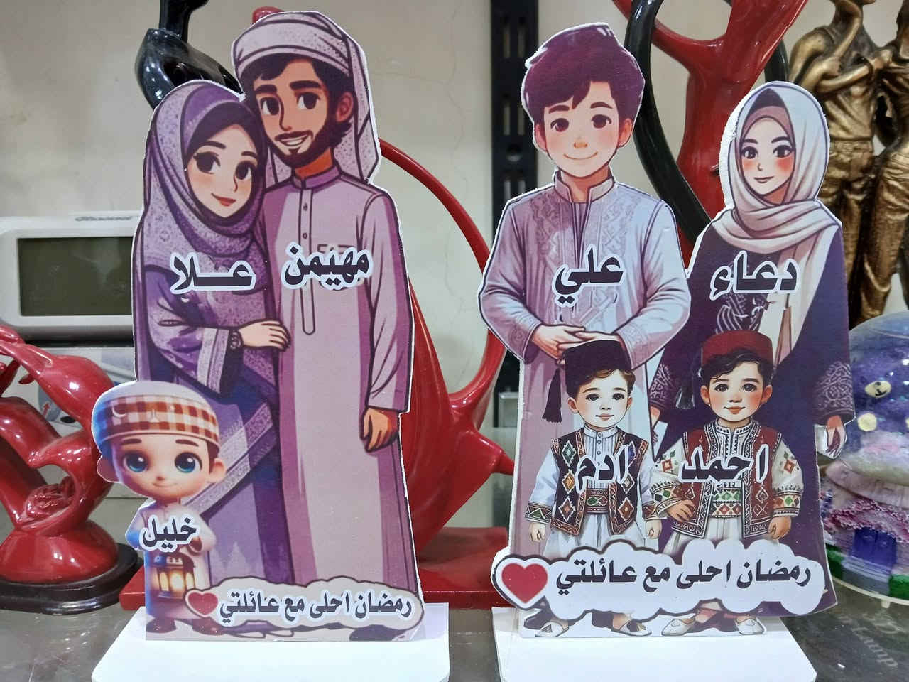 مجسمات رمضانيه حسب طلب الزبونتنه 💫
للحجز والاستفسار مراسلت الخاص 💌
توجد خدمة توصيل


**إذا كنت صاحب هذا الإعلان وتريد حذفه لأي سبب، رجاءا أرسل رسالة إلى الدعم الفني**