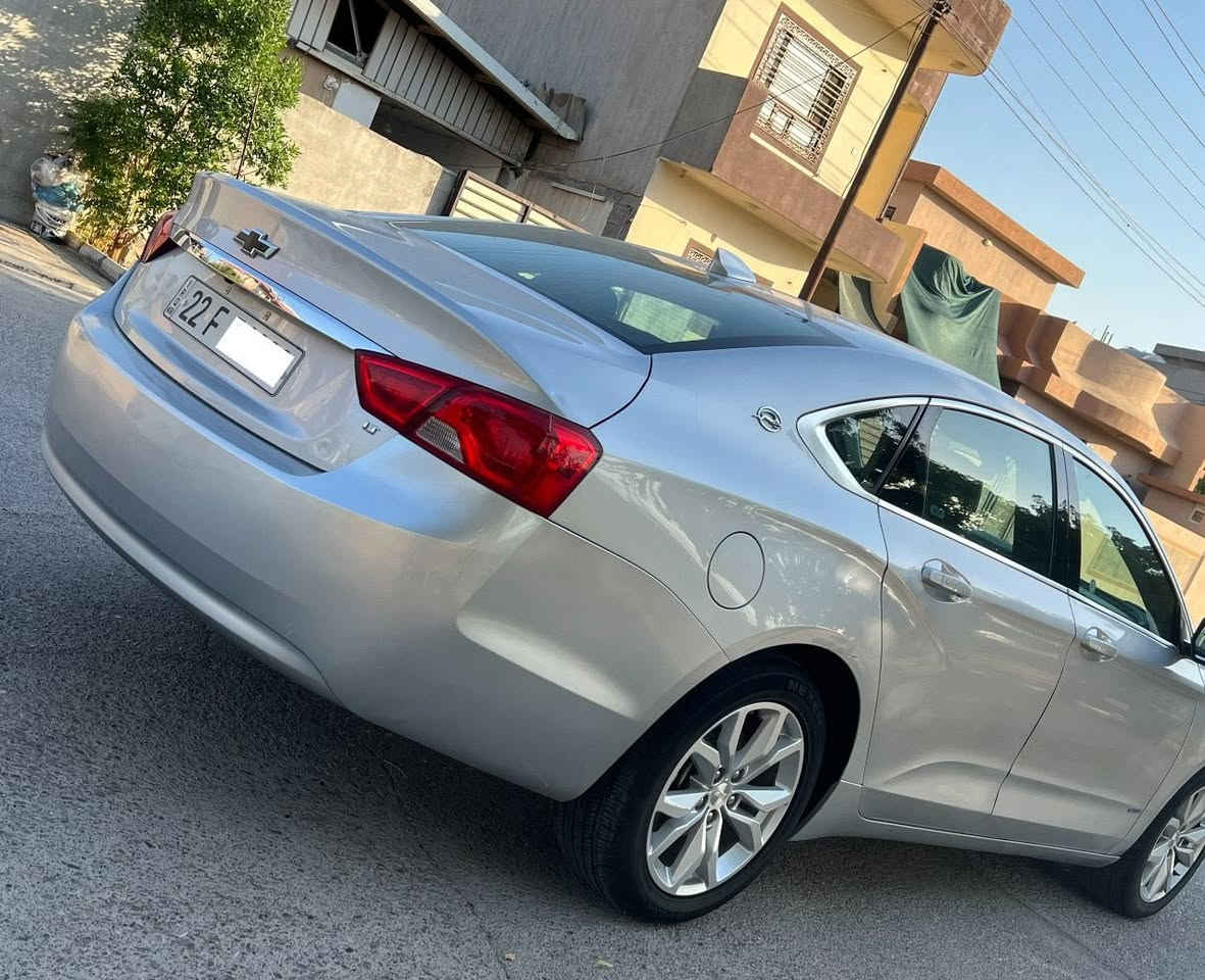 للبيع
 شيفروليه امبالا  impala موديل 2018
حادثها  ثلاث قطع  وبيها بارد ايضا والفحص موجود ايضا بالصور 
 سيارة جاهزة اي نقص ما مابيها 
إيرباك ستارة سقف جهة الراكب
5 بصمات
شاشه كبيرة 
كامره 360
كرسي جلد كهرباء 
تخم تاير ويل كب اقتصادي قوه رزانه
 محرك 4سلندر اقتصادي 
تحويل ثاني يوم 
الموقع كركوك 
السعر 115 وبيها مجال تليفون. ***********
