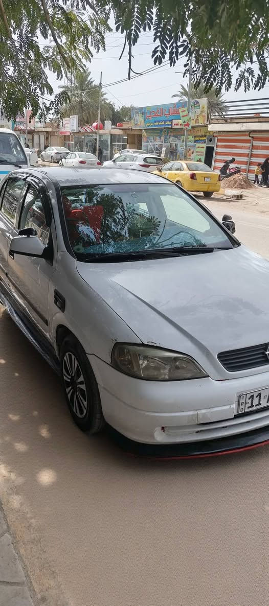 السلام عليكم.. اوبل استرا  موديل 2002  مكفوله من الدعاميه للدعاميه  عدا صبغ خشم الجاملق الامامي شبر. كير مكينه حداديه مكفولات مكينه 1600 مسكر  كير عادي  نشاط فول. تدفأه تبريد  جاهزه  رقم بغداد انكليزي تحويل مباشر  السياره جدا نضيفه مثل  ماشوف ب الصوره  السياره محدثه شاشه بلاديه  دوسات  زعانف  سبايدر  دمام صوت   السياره مفوله.. السعر 65  بيها مجال حك الجيه ***********  العنوان بابل جبله  . واكون موجود ب بغداد اثناء الدوام..
