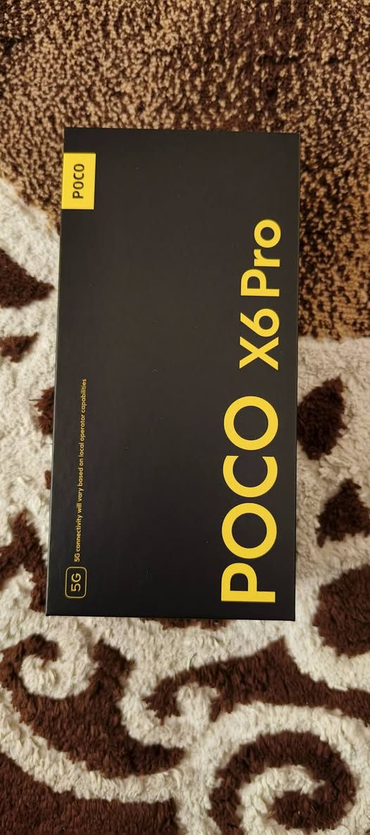 POCO X6 pro 5G
الذاكرة_512 ج_ب
الشاحنة_67_W
الرام _12+12
معالج_Dimensity 8300-Ultra
يدعم _120 فريم 
الجهاز نضيف شرط جديد
السعر _380_ الف
للاتصال_***********5
