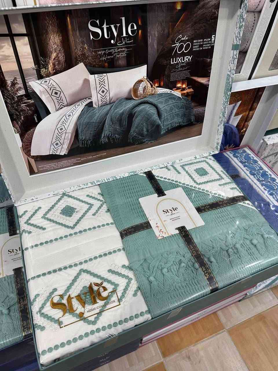 ستايل كبير ✅✨

1️⃣ طقم ملاية سرير كبير مطرز + كوفرته بيكا 🛏️
خامات قطن عالي جدا 🌟

سعر الطقم جملة 1050 💰
أقل كمية للطلب 5 قطع 📦

للطلب واتساب 01026278180 📱
تليجرام المكتب https://t.me/ketecar


**إذا كنت صاحب هذا الإعلان وتريد حذفه لأي سبب، رجاءا أرسل رسالة إلى الدعم الفني**