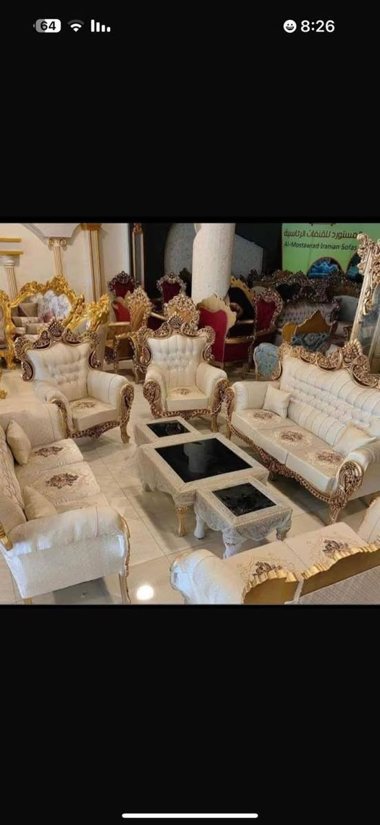 � عرض حصري لأصحاب الذوق الرفيع من معرض الشمس 

✨ تخم الزنجيل الملكي – الفخامة التي تستحقها بسعر 750,000 دينار فقط!

🪵 خشب جوز أصلي فاخر يتميز بالمتانة والجمال الطبيعي الذي يعكس رقي أثاثك.
💺 قماش ملكي فاخر عالي الجودة، يمنحك راحة لا تضاهى وتصميم أنيق يتناغم مع ذوقك الرفيع.
🚚 خدمة توصيل مجانية وسريعة تصل إلى باب منزلك خلال 24 ساعة فقط، لنوفر لك تجربة تسوق مريحة وميسرة.
🛡️ ضمان شامل لمدة 5 سنوات على الخشب والقماش، لأننا نؤمن بجودة منتجاتنا ورضاك التام.

📍 زيارتنا في دربنديخان – سليمانية
📞 للحجز والاستفسار: ***********

🔥 معرض الشمس – وجهتك الأولى للأثاث الفاخر والجودة العالية.
✨ اجعل منزلك تحفة فنية تعكس ذوقك الراقي، واحجز الآن لتستمتع بأفضل العروض وأرقى الخدمات.

#معرض_الكنوز #أثاث_فاخر #خشب_جوز_طبيعي #راحة_وفخامة #توصيل_مجاني #ضمان_5_سنوات #عرض_حصري
