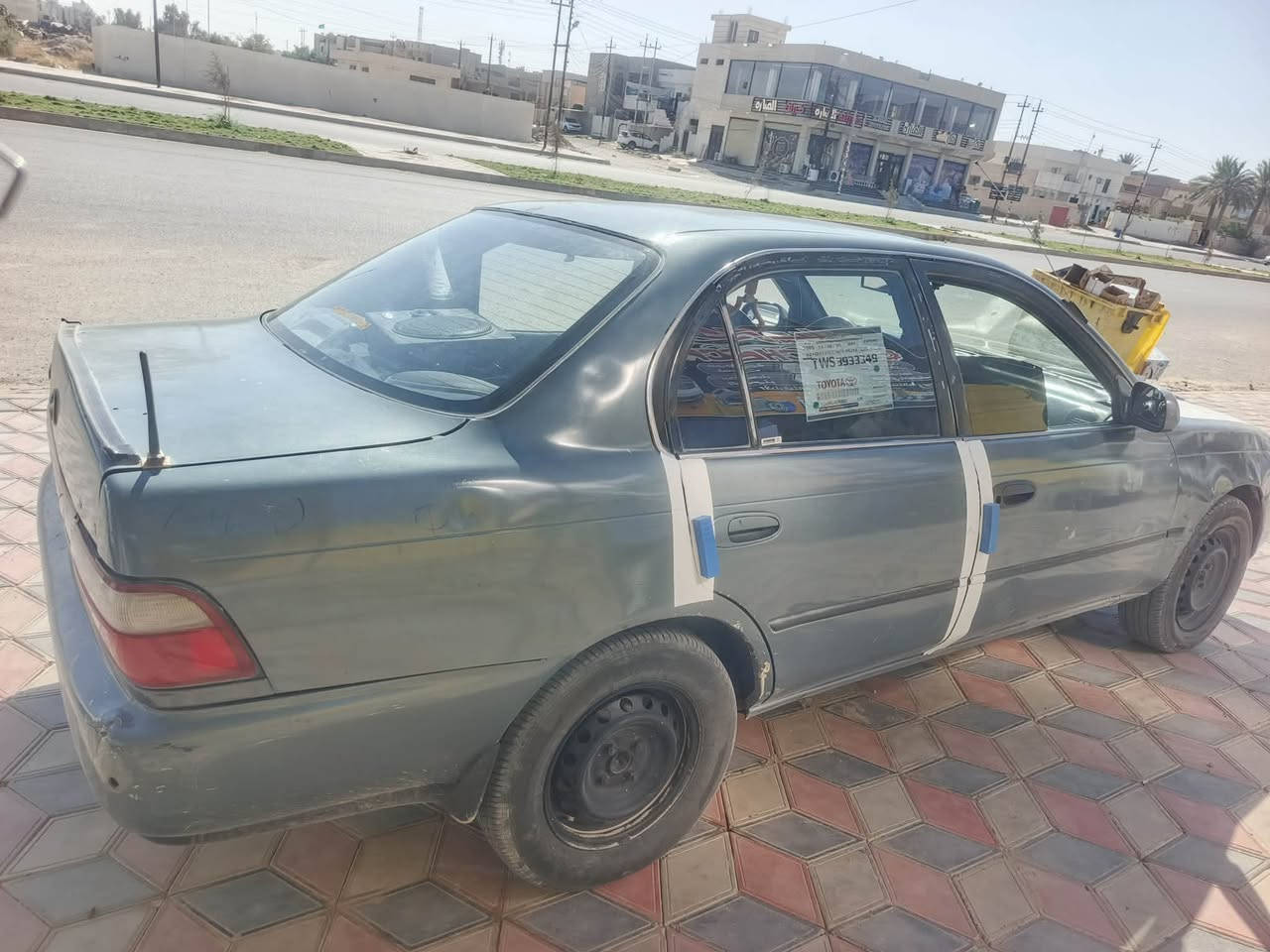 للبيع كورلا موديل ٩٢ 
كاملة من جميع النواحي رقم صلاح الدين باسمي السعر ٤٣ بيها مجال بخ حزام بدون حادث 
***********
