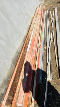 حديد نوع چنل اوكراني العرض ١٠سم الطول ٦   العدد ١٦قطعه  وازبزت50قطعه. ...