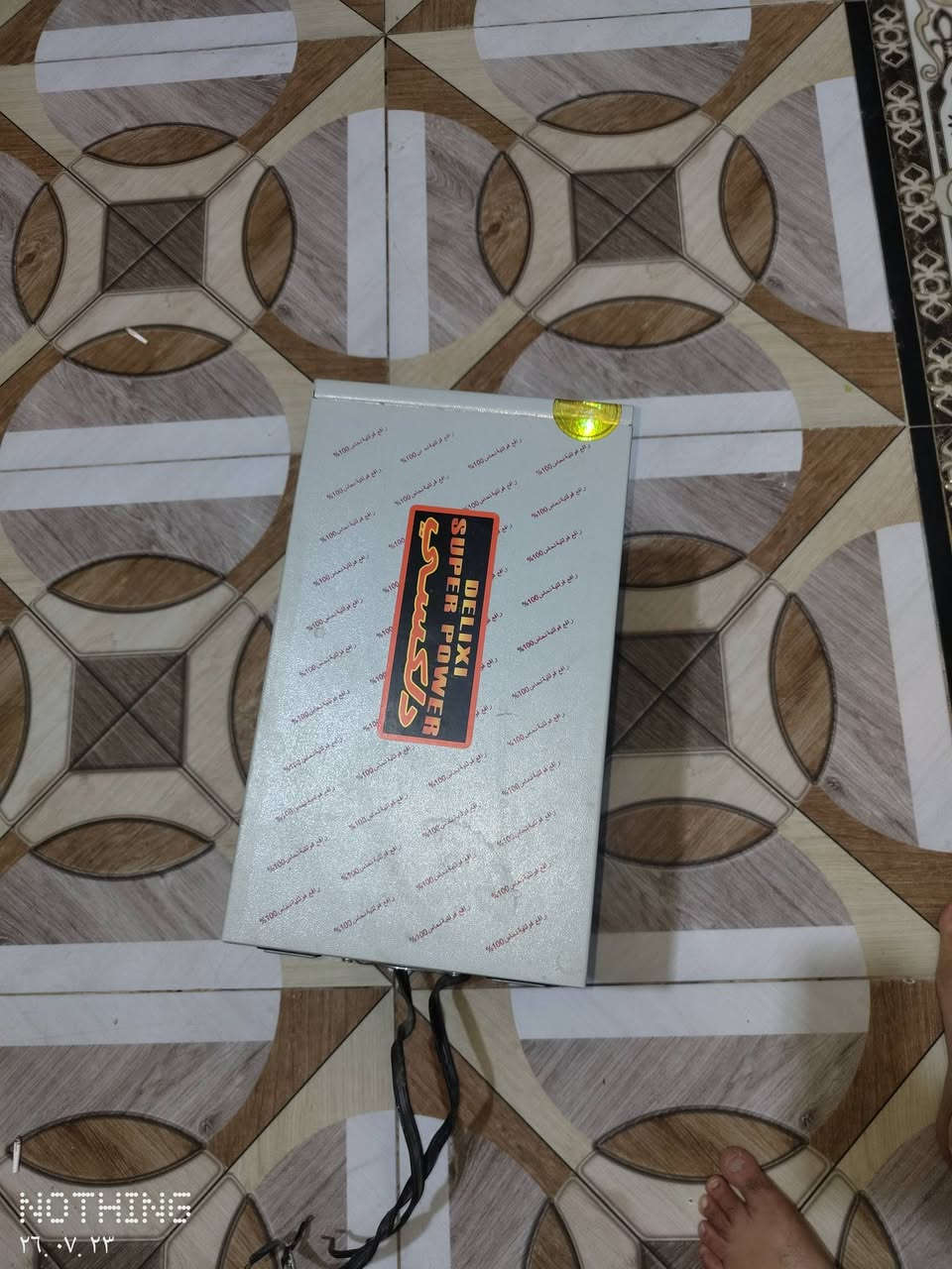 السلام عليكم رافع فولتية ابو العشرة (10000) نظيف جداً السعر 200 وبي مجال بسيط المكان بعقوبه الرازي 
***********

