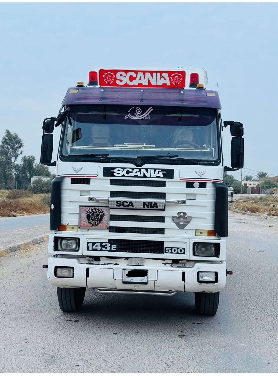 اسكانيا موديل 96
143R

0,9.  V8  /500

بم كهربائي 

محرك فحمي 

قلاب بيلادي 

رقم انبار الماني 

سنويه مشروع وطني 

مجدده لسنه 2028 

سكس بيلادي 

مجموعه مان 

شاصي مكفول  ابو ال ١٠

باج بطن بيلادي  ٨

تخم تاير  ٢٤ 

كير ٣/٣

دبل مناميه 

مجموعه مان نص جي اف

كشانت هواء عدد ٢ شغال 

سياره جديده ماشاءالله 

جاهزه من كهربائيات  وتايرات وكشنات هواء  جاهزه من كل شي .

السعر 330وبيها مجال

مكانها بابل

للإستفسار

***********

***********
