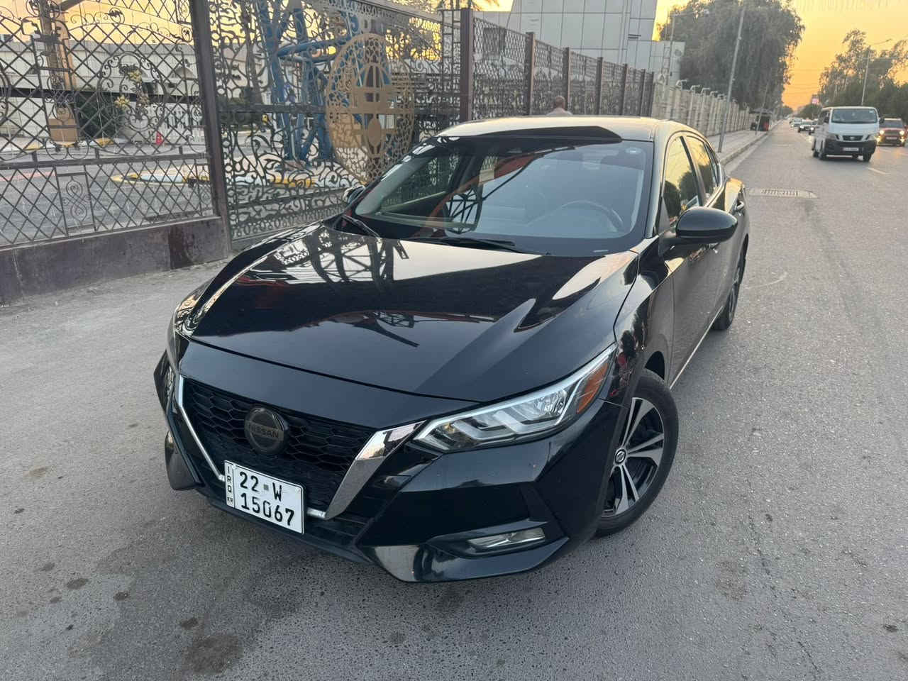 نيسان سنترا 2022وارد امريكي حادثهه جاملغ ايمن وبنيد فول عدا الفتحه بيع فقط 135 رقم اربيل  ***********
