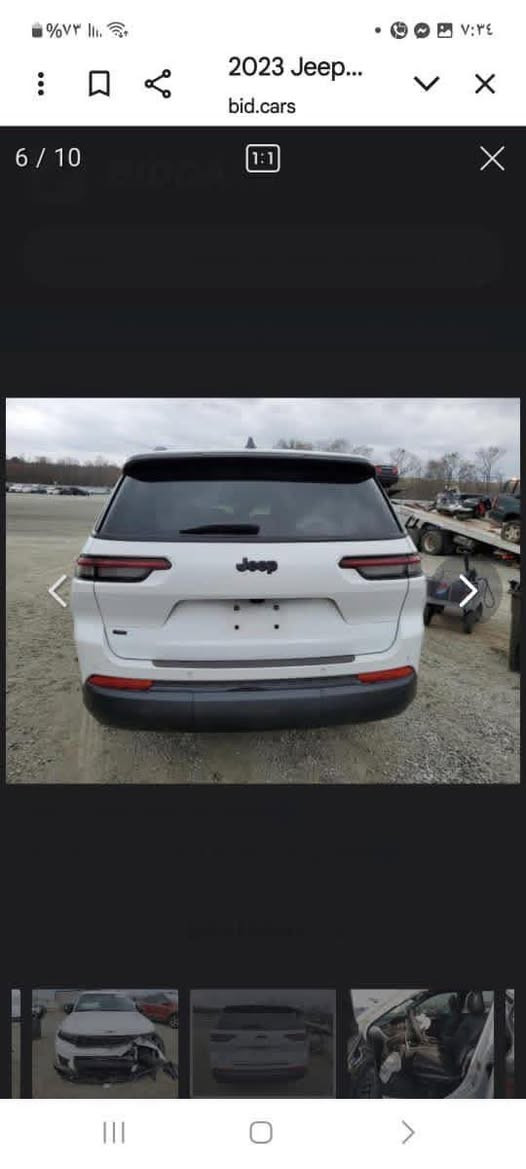 السلا عليكم اخواني جيب موديل 23 مكينة 6 سلندر ماشية 37 سبعه راكب السياره فول مواصفات وضرر موضح بالصوره للسعر الاتصال بلرقم ***********
