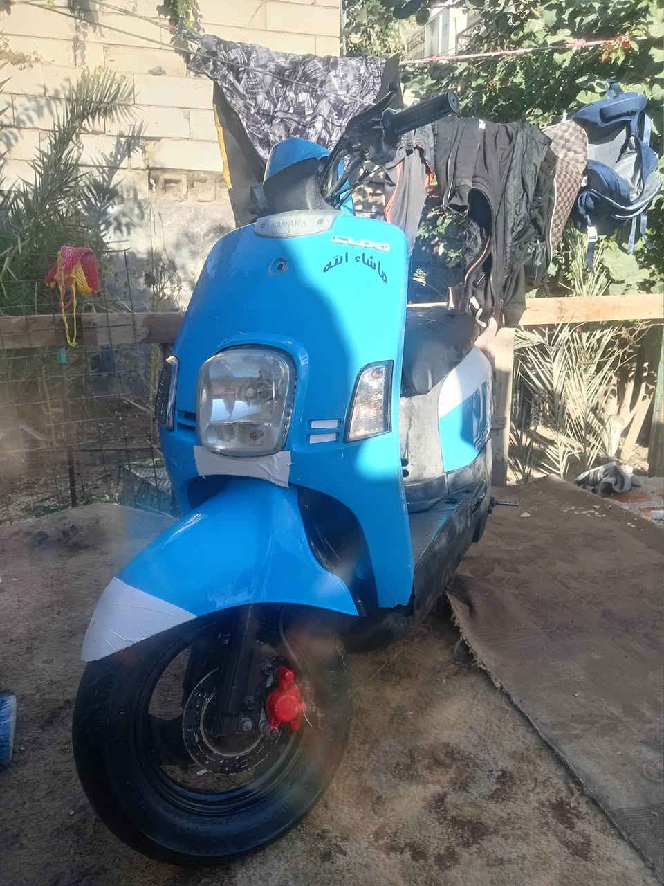 السلام عليكم دراجه للبيع بوليس كامله مكمله مانقصها شي مكينه 55
سعر 550بيها مجال سوق الشيوخ 
***********
