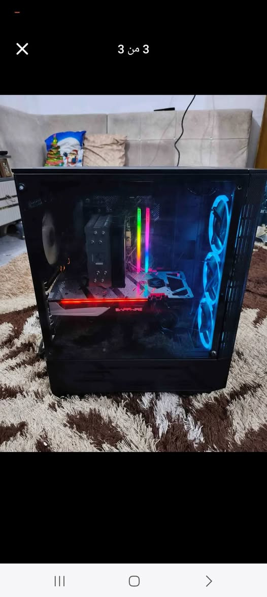 GPU Rx5700xt 8G RGB

SAPPHIRE. 3xfan

Μ.2 512

M.b 450 ASUS

RAM: DDR4 16GB Hz3600 RGB
650الف وبيها مجال بسيط***********بغداد 
POWER SUPPLY FSP W550
